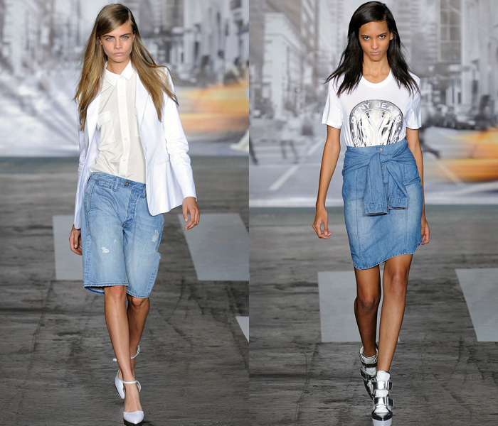 Denim and Jeanswear on the Spring Summer Womens Runways Batch I: Trend Watch: Hot Denim Styles, Upcoming Trends, Spotted at the Clothing Rack & Fresh New Jeans