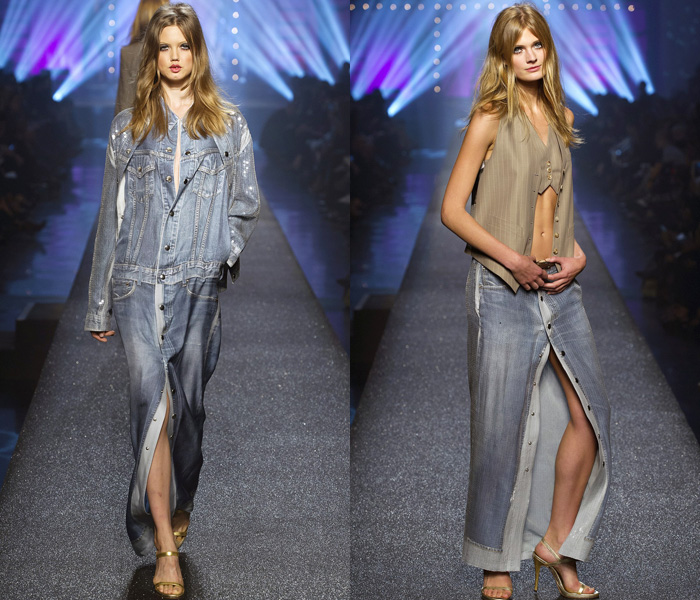 Denim and Jeanswear on the Spring Summer Womens Runways Batch III: Trend Watch: Hot Denim Styles, Upcoming Trends, Spotted at the Clothing Rack & Fresh New Jeans