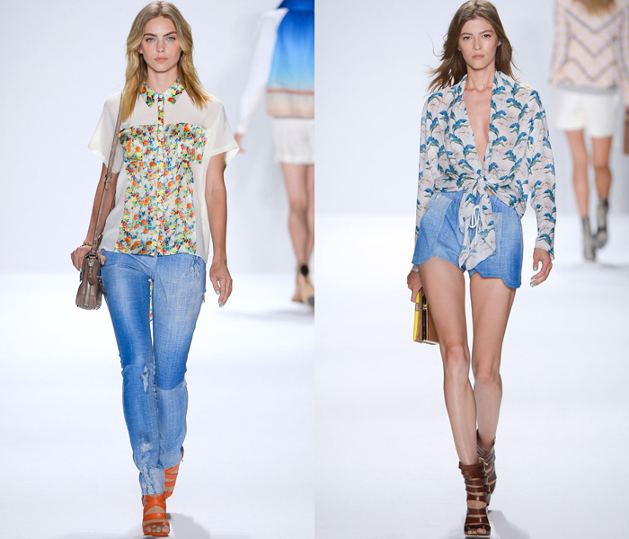Denim and Jeanswear on the Spring Summer Womens Runways Batch VI: Trend Watch: Hot Denim Styles, Upcoming Trends, Spotted at the Clothing Rack & Fresh New Jeans