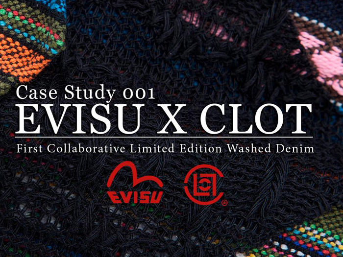 EVISU x CLOT First Collaborative Limited Edition Tribal Mayan Prints Washed Raw Dry Selvedge Shuttle Loom Denim Jeans - Case Study 001 with Edison Chen: Trend Watch: Hot Denim Styles, Upcoming Trends, Spotted at the Clothing Rack & Fresh New Jeans