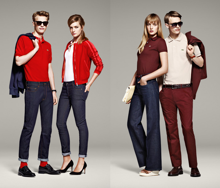 80 Years Lacoste Polo Cotton Piqué Shirt Style | Denim Jeans Fashion ...
