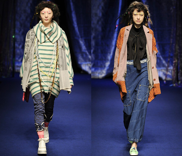 Mercedes-Benz Fashion Week Tokyo: Japan Fashion Week: Denim & Jeanswear 2013-2014 Fall Winter Womens Runways I: Designer Denim Jeans Fashion: Season Collections, Runways, Lookbooks and Linesheets