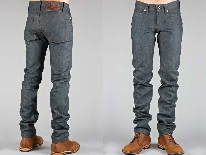 (4) Jade Blue 13oz Selvedge Denim Jeans. Skinny Guy and Weird Guy Fits. - Naked & Famous 2013-2014 Fall Winter Mens Denim Jeans & Chinos Preview from Blue Owl Workshop Seattle: Trend Watch - Interesting News, Fashion Forecasts, Color Reports, Fresh New Jeans, Hot Denim Styles, Spotted at the Clothing Rack and Upcoming Trends