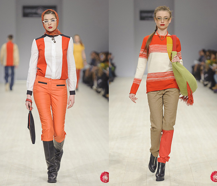 (7) Olga Timkova-Lyakhovska for TM STOLICHNY - Ukrainian Fashion Week: Jeanswear 2013-2014 Fall Winter Womens Runways: Designer Denim Jeans Fashion: Season Collections, Runways, Lookbooks and Linesheets