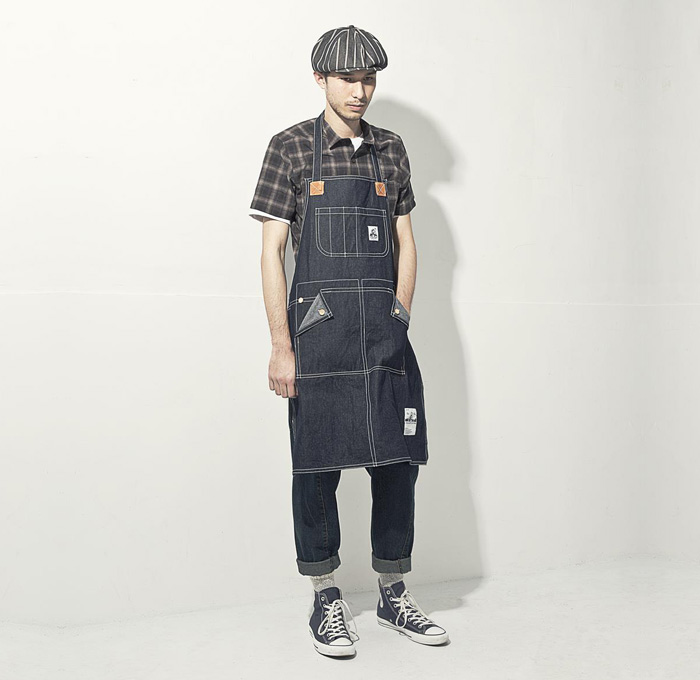 wisdom Apparel Taiwan 2013 Mt.Gentleman Collection Paperboy Hat 2.0 in Herringbone Twill and Stripe Denim