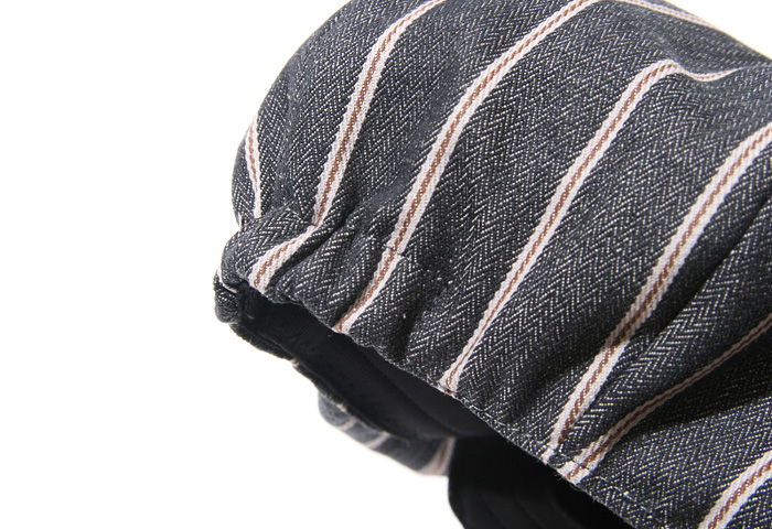 wisdom Apparel Taiwan 2013 Mt.Gentleman Collection Paperboy Hat 2.0 in Herringbone Twill and Stripe Denim