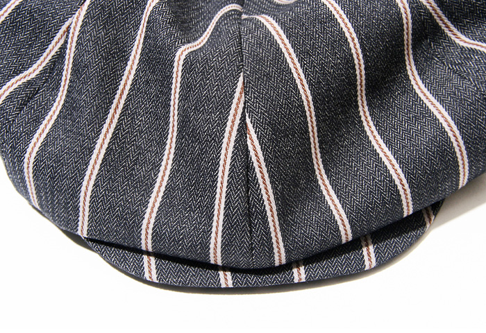 wisdom Apparel Taiwan 2013 Mt.Gentleman Collection Paperboy Hat 2.0 in Herringbone Twill and Stripe Denim