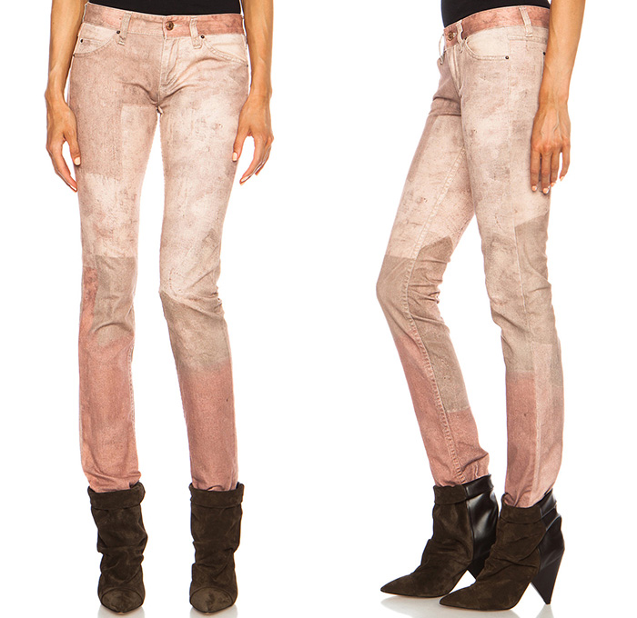 Isabel Marant Viktor Poliakoff Jeans in Pink - 2014 Pre Fall Autumn Fashion Pre Collection Womens Denim Jeans Trend Watch 