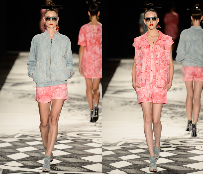 (2) Juliana Jabour - São Paulo Fashion Week - Denim & Jeanswear 2014 Summer Womens Runways - 2014 Verao Desfiles Passarela das Mulheres: Designer Denim Jeans Fashion: Season Collections, Runways, Lookbooks and Linesheets