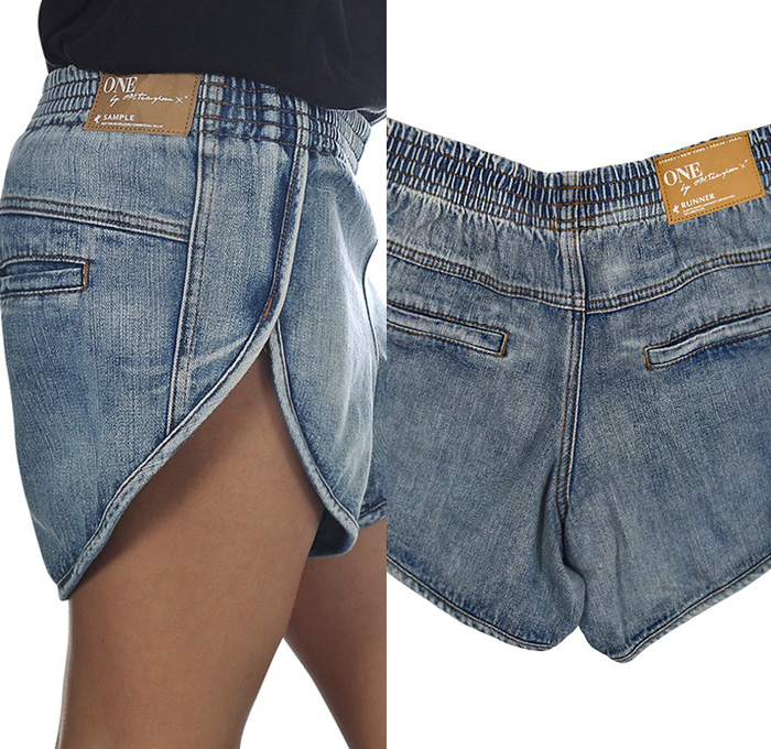 OneTeaspoon Womens Cobain Runner Dolphin Hem Jorts - 2014-2015 Pre Spring Summer Fashion Season Collection Southern Hemisphere Sydney Australia Denim Jeans Trend Watch